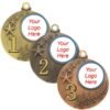 1st , 2nd & 3rd Two Tone Medal