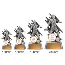 Alternative view of Zoom Series Female Soccer Player (4 Sizes)