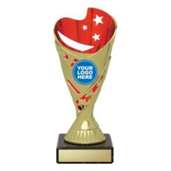 Arcade Cup - Gold/Red (5 Sizes)