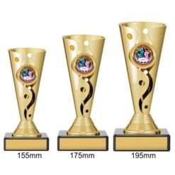 Alternative view of Dance Carnival Cup - Gold (3 Sizes)