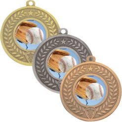 Distinction Baseball Medal Gold