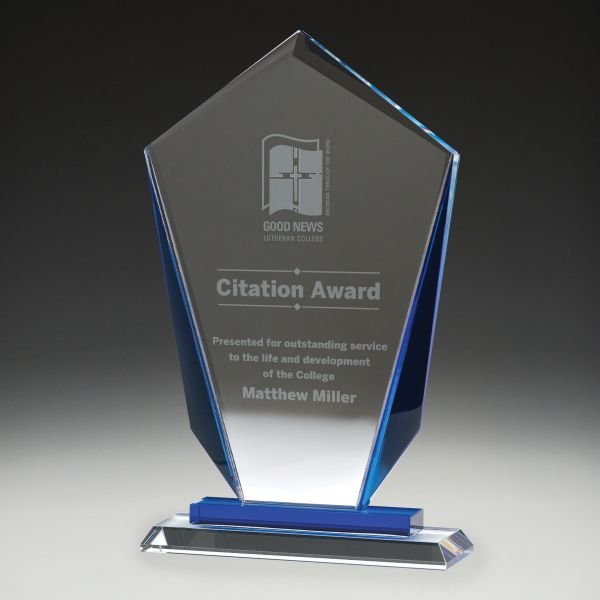 Glass Blue Keystone (3 Sizes) - Image 2
