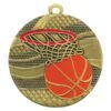 Basketball Mosaic Medal