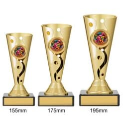 Alternative view of Music Carnival Cup - Gold (3 Sizes)