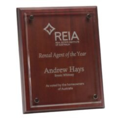 Floating Glass Plaque ( 3 Sizes)