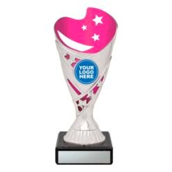 Arcade Cup - Silver/Pink (5 Sizes)