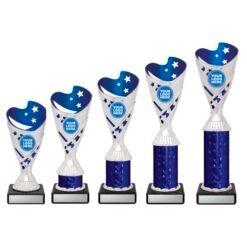 Alternative view of Arcade Cup - Silver/Blue (5 Sizes)