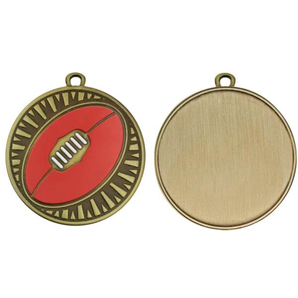 Aussie Rules Spark Antique Gold Medal - Image 5