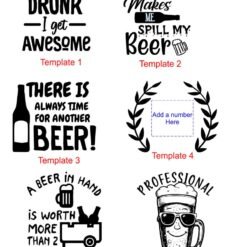 Alternative view of Personalised Engraved Can Caddys