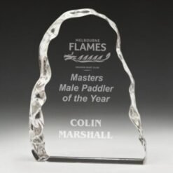 Alternative view of Crystal Iceberg Award ( 3 Sizes)
