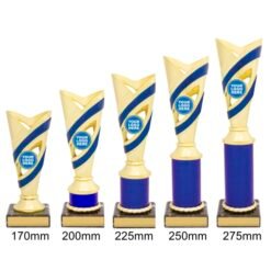Alternative view of Curve Cup - Gold/Blue (5 Sizes)