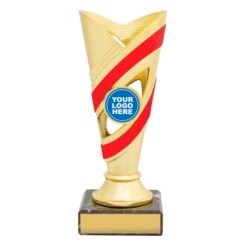 Curve Cup - Gold/Red (5 Sizes)