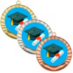 Eco Scroll Graduation Medal