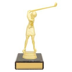 Female Golfer Trophy 150mm