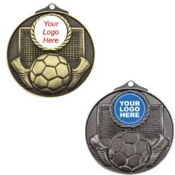 Football Medal with 25mm Logo