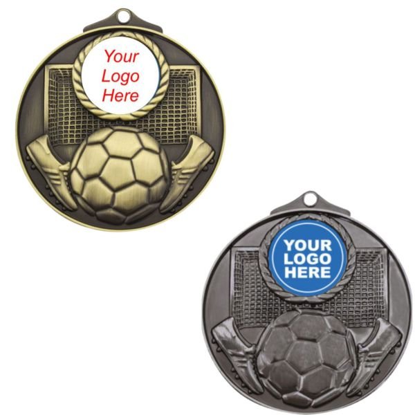Football Medal with 25mm Logo