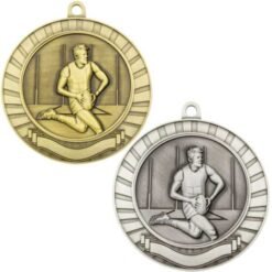 Aussie Rules Eco Scroll Male Medal