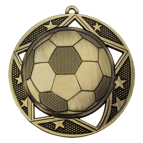 Football Galaxy Medal Gold