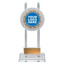 Spartan Glass Trophy with Holder (3 Sizes)