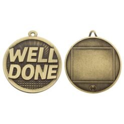 Alternative view of Well Done Gold Medal